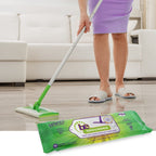 Wipex Wet Floor Wipes - Natural Wet Mop Pads Fit Swiffer Sweeper Mop - Rosemary Essential Oil & Vinegar & Plant-Based Textured Cloth Trap Absorb Dirt, Floor Cleaner Pads, 16 Count (Pack of 3)