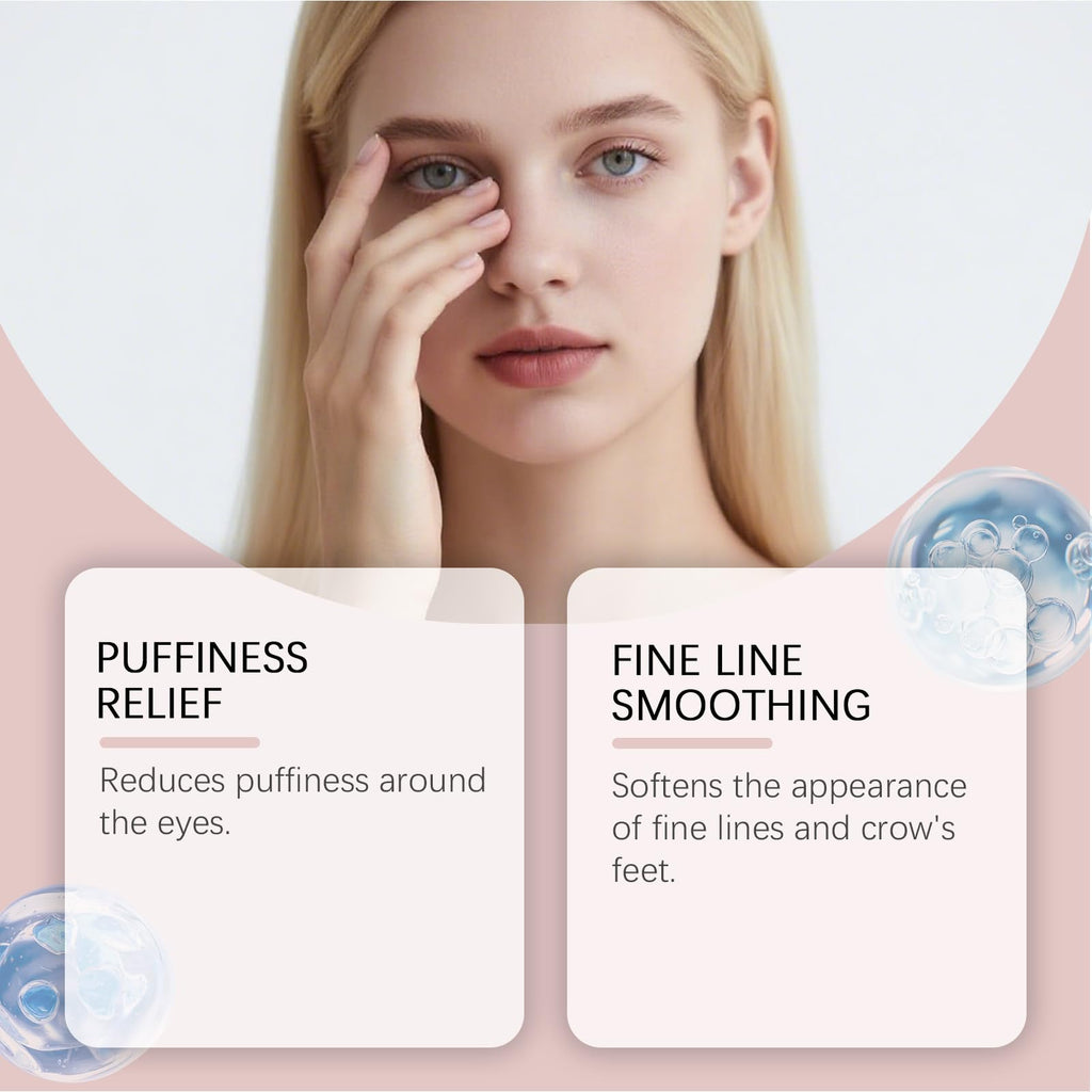 FIZYSKOE Eye Care Duo Set, Calcium Multi Balm Stick & Hydrogel Under Eye Patches 60ea (30 Pairs),Hydrating, Firming Skin, for Eye Treatment Skin Care Set (Balm Stick + Eye Patches)