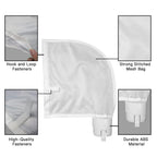 Chuanke Pool Cleaner Replacement Filter Bag Fits for Polaris 360 and 380 Pool Cleaner All Purpose Bags (3 Pack, 360 v Closure Bag)
