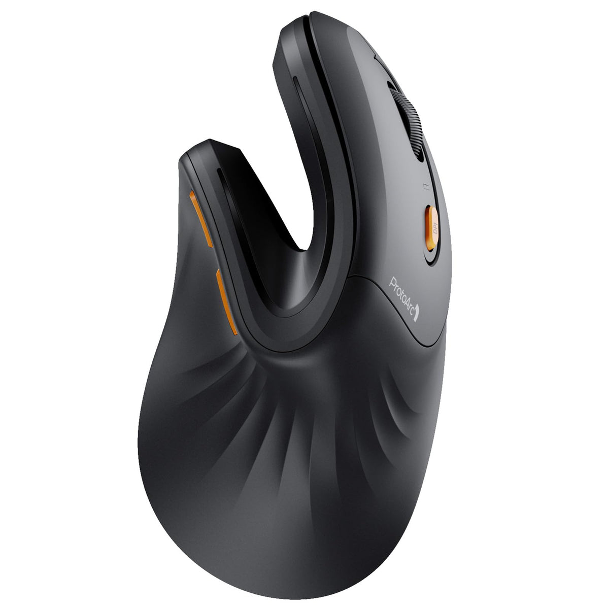 ProtoArc EM11 NL Wireless Ergonomic Vertical Mouse, Rechargeable, Black