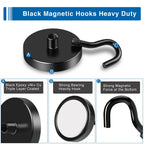 LOVIMAG Magnetic Hooks for Cruise Cabins 130LBS Heavy Duty Magnet Hook 4 P