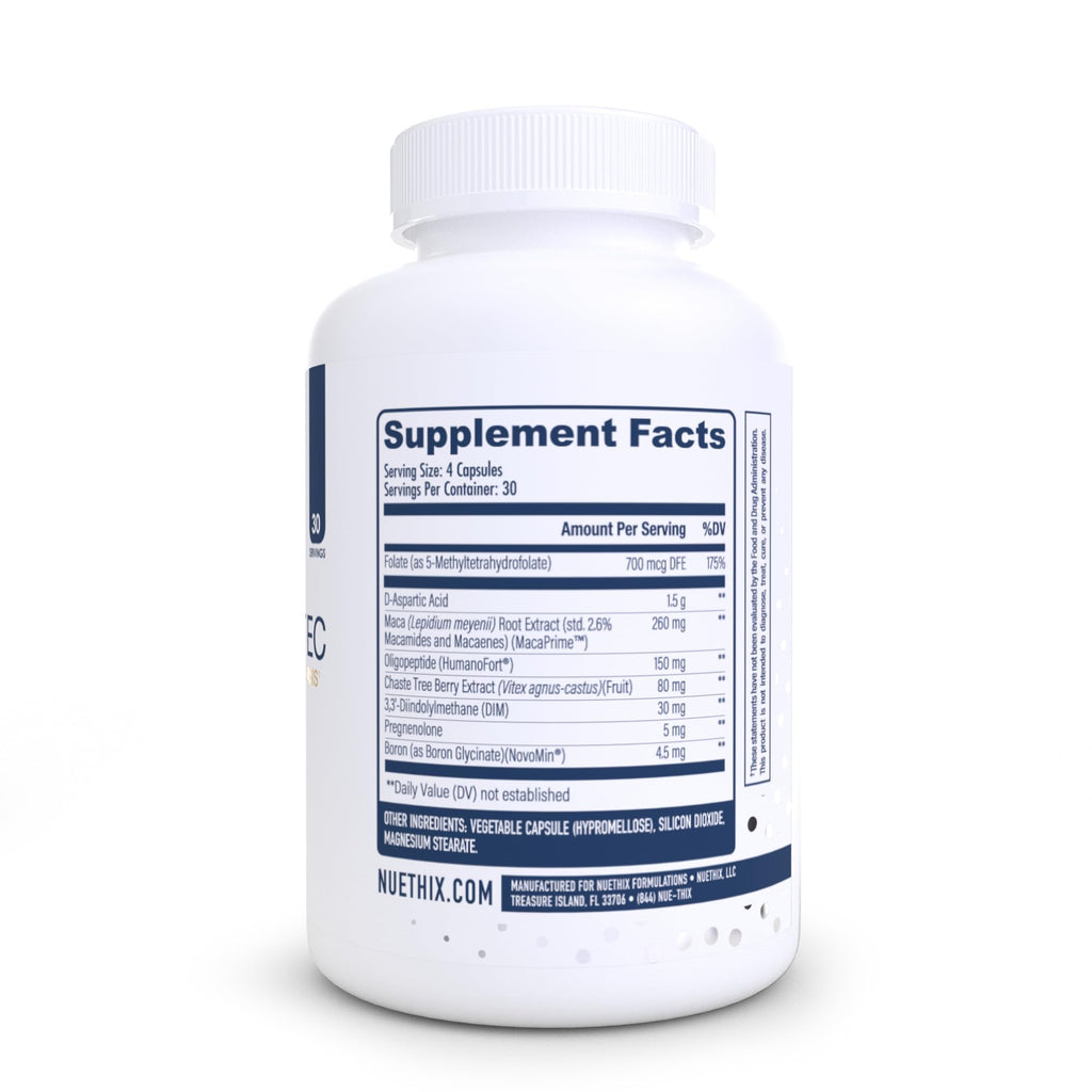 NuEthix Formulations Jumpstart EC, Endocrine System Homeostasis Dietary Supplement, 120 Capsules