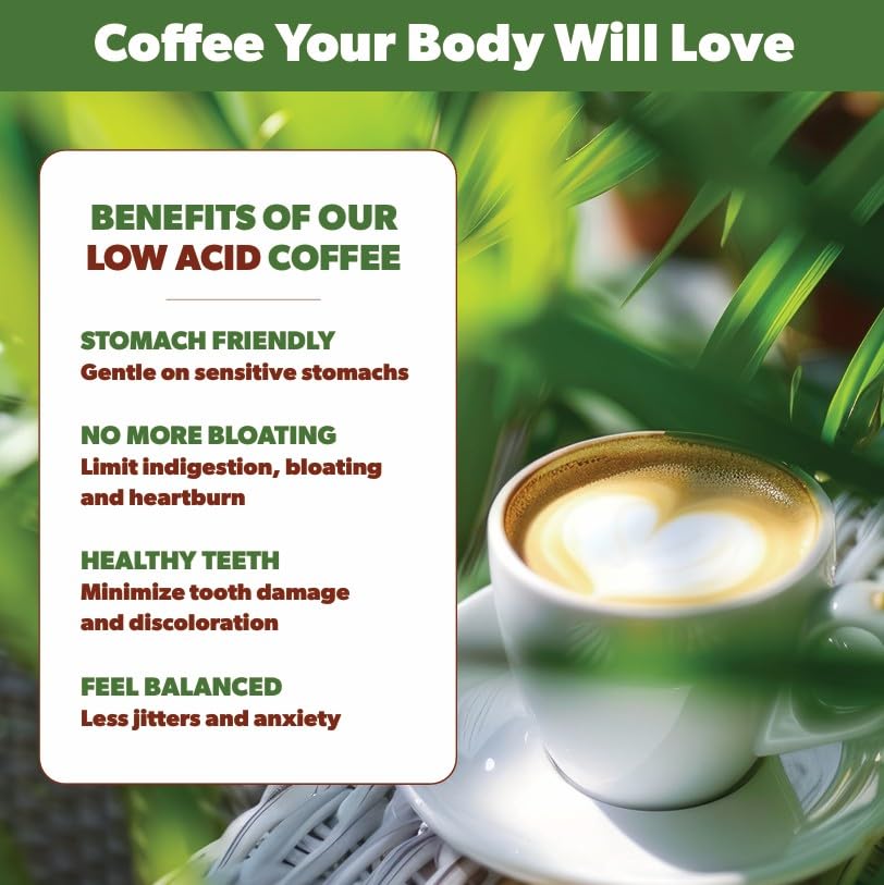 Java Planet Organic, Black Magic Blend Medium Dark Roast, Smooth Full Flavored Organic Coffee Beans, Low Acid, Whole Bean Coffee 1LB Bag