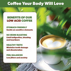 Java Planet Organic, Good Morning Blend Medium Roast, Smooth Full Flavored Organic Coffee Beans, Low Acid, Whole Bean Coffee 1LB Bag