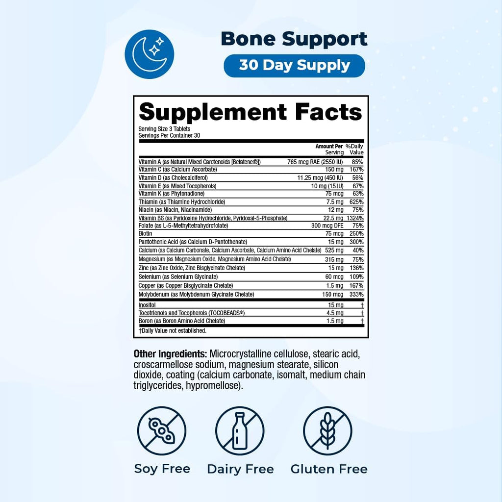 Multivitamin Day & Night Routine | Energy & Mental Clarity, Bones & Joints, Beauty, Restful Sleep | 30-Day Supply | Vitamins A, C, D, E, B-Complex | Magnesium, Biotin, Zinc, Botanicals, & Minerals