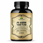 Cloves Capsules - Natural Dietary Supplement - Rich in Vitamins, Minerals, Manganese, Fiber - May Help Strengthen Bones, Promote Digestive Function, Antioxidant Support - 100 Caps