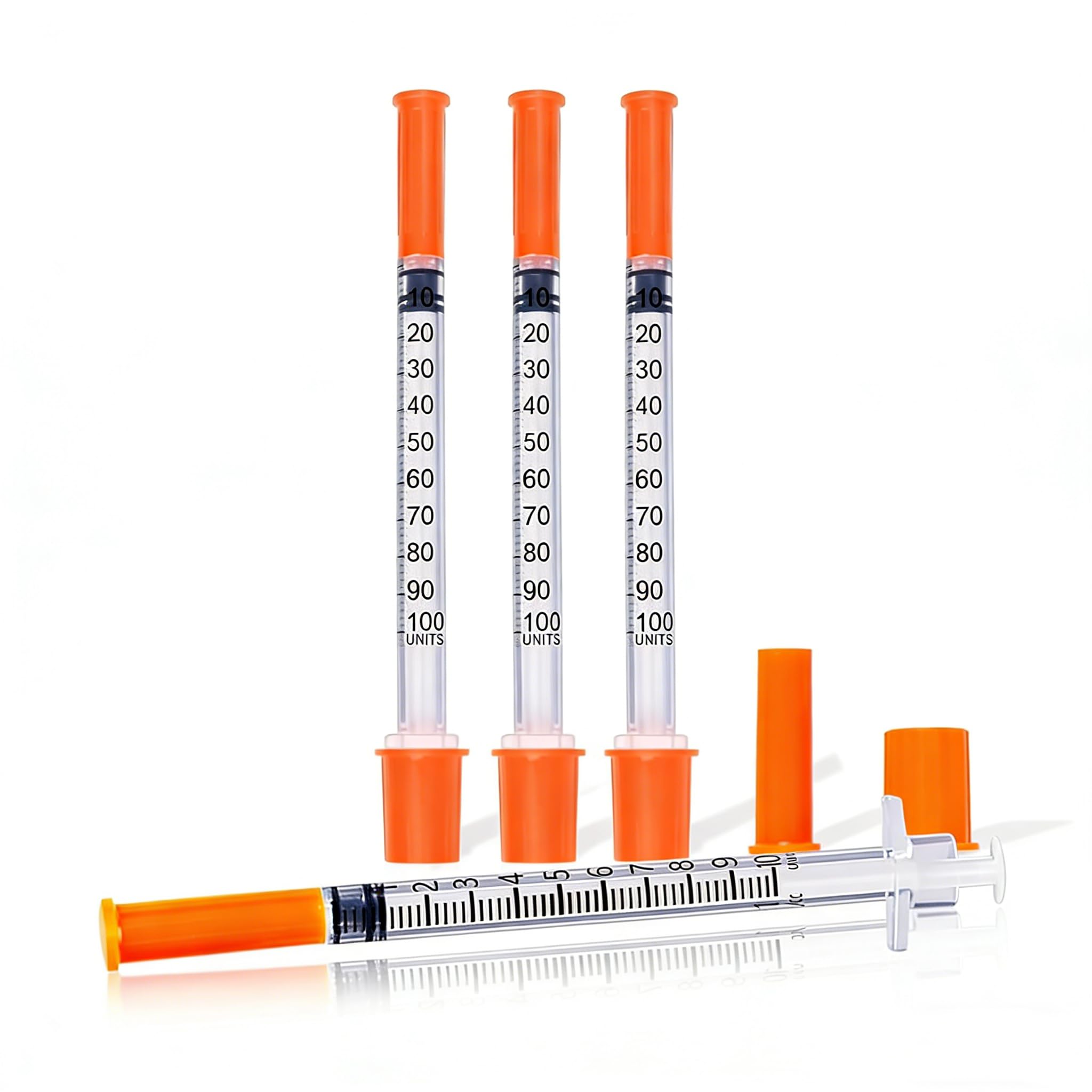 1ml/cc 30G 1/2" Syringe, Laboratory Syringes, Pack of 100