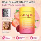 INFNTVITA Cutting Drink Mix – Energy & Metabolism Support | Berberine, Yerba Mate & Prebiotic Fiber | Gut Health & Daily Wellness | Sugar-Free, Vegan | 30 On-The-Go Stick Packs