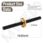 4651 Replacement Tiller Shaft Tine Assembly Compatible with Earthquake