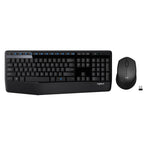 Logitech MK345 Full Size Wireless Keyboard and Mouse Combo - Black
