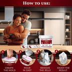 TECEUM Hand Casting Kit – Unique Gift for Couples, Family, Babies & Adults