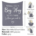 Pubrave Get Well Gifts for Women/Men, Birthday Gifts Hug Blanket 60x50in