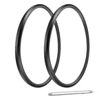 Wheelchair Rear Wheel Replacement Tire, 24 "X 1" Universal Flat-Free Polyurethane Tire,Equipped with installation tools, Wheelchair accessories for all brands(1 Pair)
