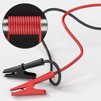 Goupchn Alligator Clips Electrical Test Leads Dual Ended Crocodile Wire Cable with Full-wrap Insulating Clips Flexible Copper Cable Wire 5PCS for Electrical Testing 3.3ft/1m