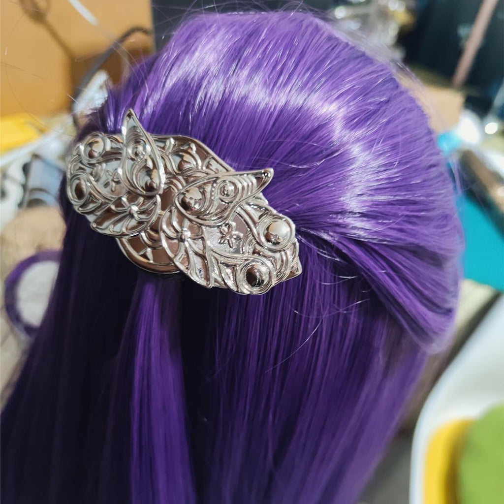 Handmade Alloy Hair Pin Clips for Fern Cosplay Halloween Costume Accessory Prop decoraton for Frieren at the Funeral