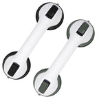 2026 New Grab Bars for Bathtubs and Showers, 2 Pack Heavy Duty Shower Handle 12 Inch Suction Cup Removable Handrails Bath Grip for Elderly, No Drilling