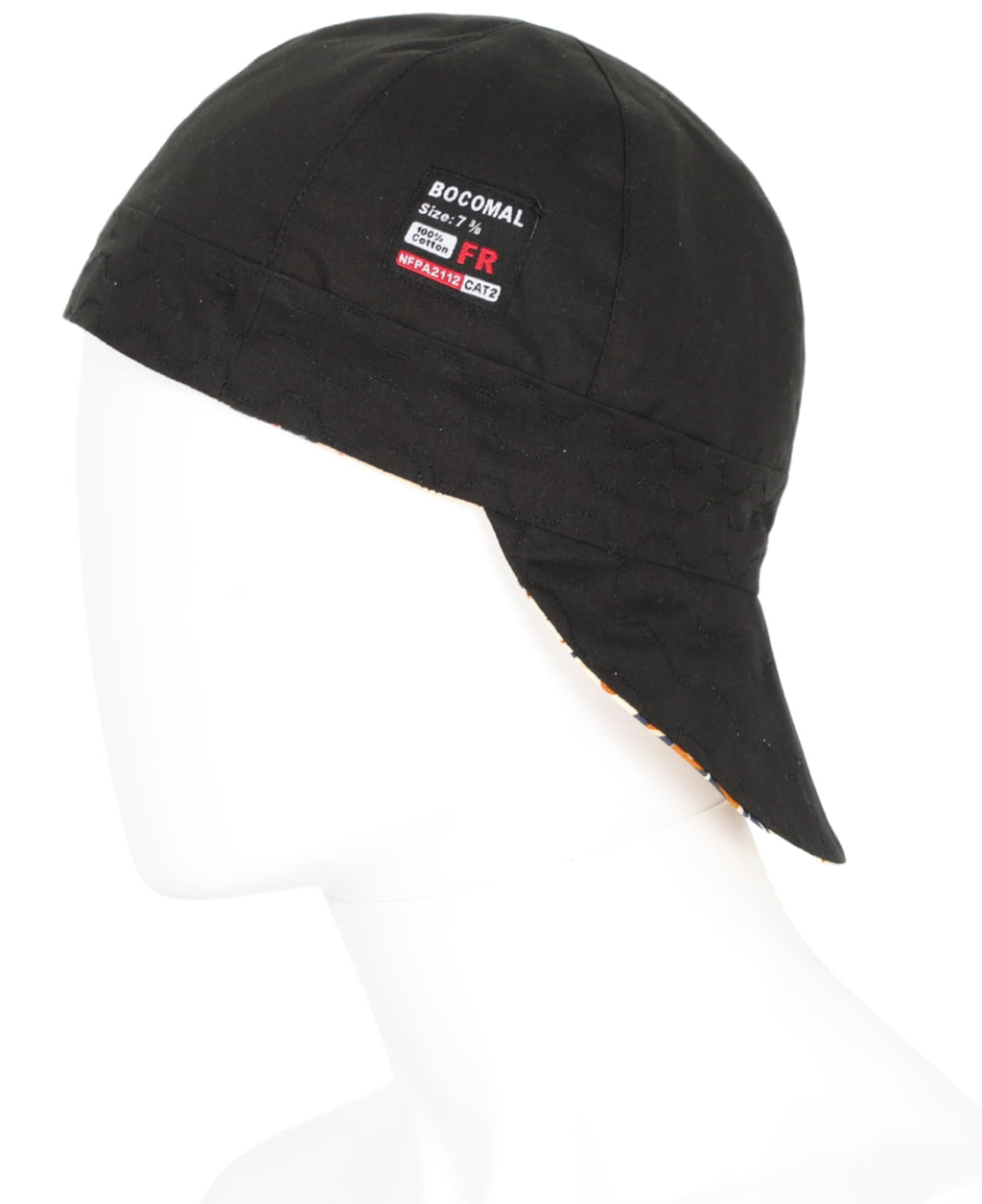 BOCOMAL 2 Pack Welding Cap Plaid Style CAT2 NFPA2112 Flame Resistant 7OZ Midweight Welder Hats 7 3/4
