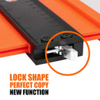 Saker Contour Gauge (10Inch) Profile Tool with Adjustable Lock,Fathers Day Gifts for Men Women Dad Boyfriend Husband-Precisely Copy Irregular Shape Duplicator-Cool Gadgets for Woodworking Tool Tracing