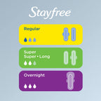 Stayfree Maxi Pads, Deodorant, 66 Count