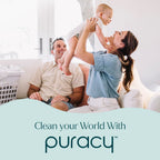 Puracy Natural Dish Soap Refill - Skin-Softening Plant-Based Liquid Dishwashing Detergent Soap, Clean-Rinsing Water-Sheeting Formula (Organic Lemongrass, 48 fl oz)