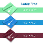 A AZURELIFE Resistance Bands,Professional Long Non-Latex Elastic Stretch Bands,Exercise Bands for Physical Therapy, Yoga, Pilates, Rehab, at-Home or The Gym Workouts, Strength Training