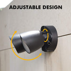 LUTEC 6222B 3500 Lumen 32 Watt 28 LED Dual-Head Floodlight Outdoor, Full Metal Design, Waterproof Exterior Security Wall Light 5000K for Patio, Garden, Yard-Black