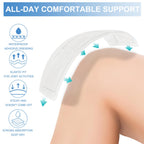 30 Pack 6"x10" Waterproof Adhesive Island Dressing for Post-Surgery Recovery | Sterile Bordered Gauze Bandages with Non-Stick Pad for Knee/Hip Replacement, Surgical Incision Care & Shower Protection