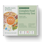 Check My Body Health 990 Items Complete Food Sensitivity Test Kit for Adults and Kids – Non-Invasive Food Intolerance Test Kit – At-Home Hair Sample Bioresonance Testing with Results in 3–5 Days