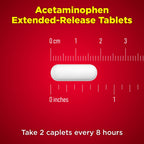 Amazon Basic Care Acetaminophen Extended-Release Tablets, 650 mg, Pain Reliever, Fever Reducer, Arthritis Pain, Headache, Backache, Menstrual Pain, 400 Count