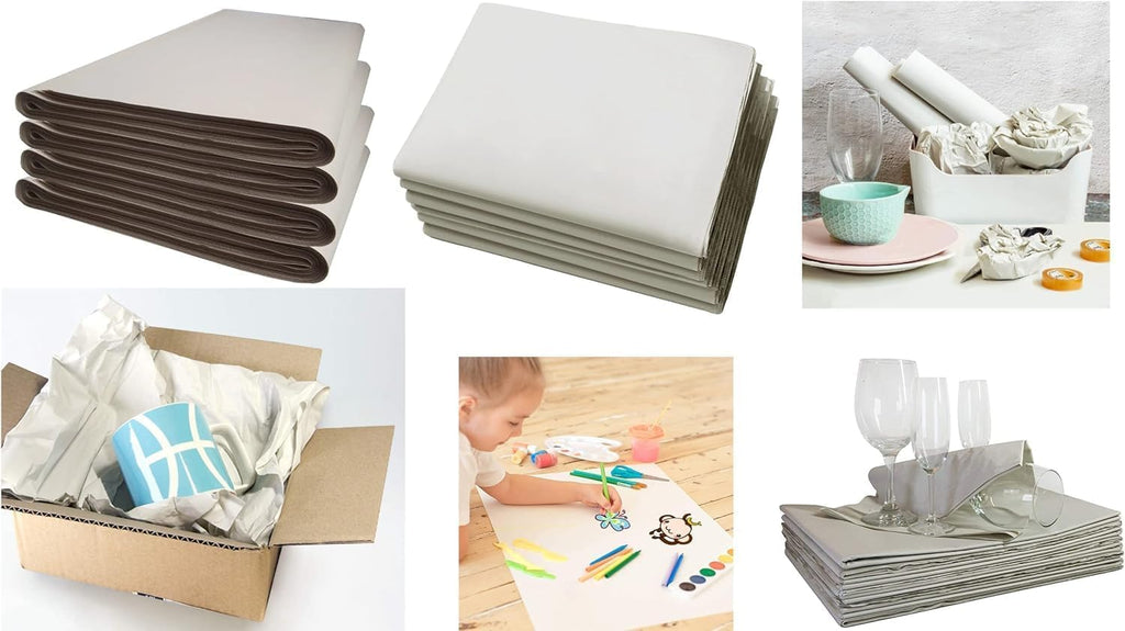 100 Sheets Packing Paper for Moving, Newsprint Paper for Packing Wrapping, Wrapping Paper for Packaging Glasses Dishes - Must Have Packing Supplies for Moving Box Filler(12 * 24in)