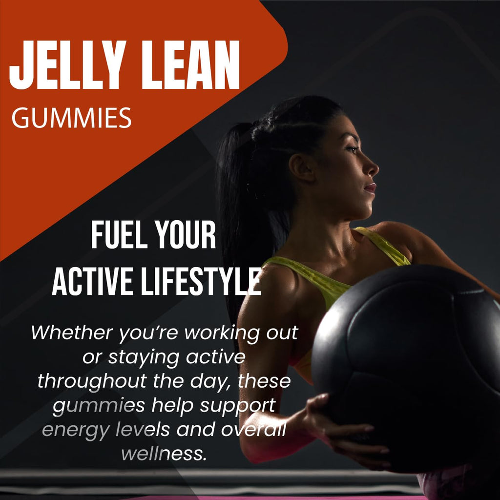 (3-Pack) Jelly Lean Gummies, Official JellyLean Supplement Gummys with Premium Ingredients, Advanced Formula Support for Active Lifestyle & Overall Wellness Reviews (180 Gummies)