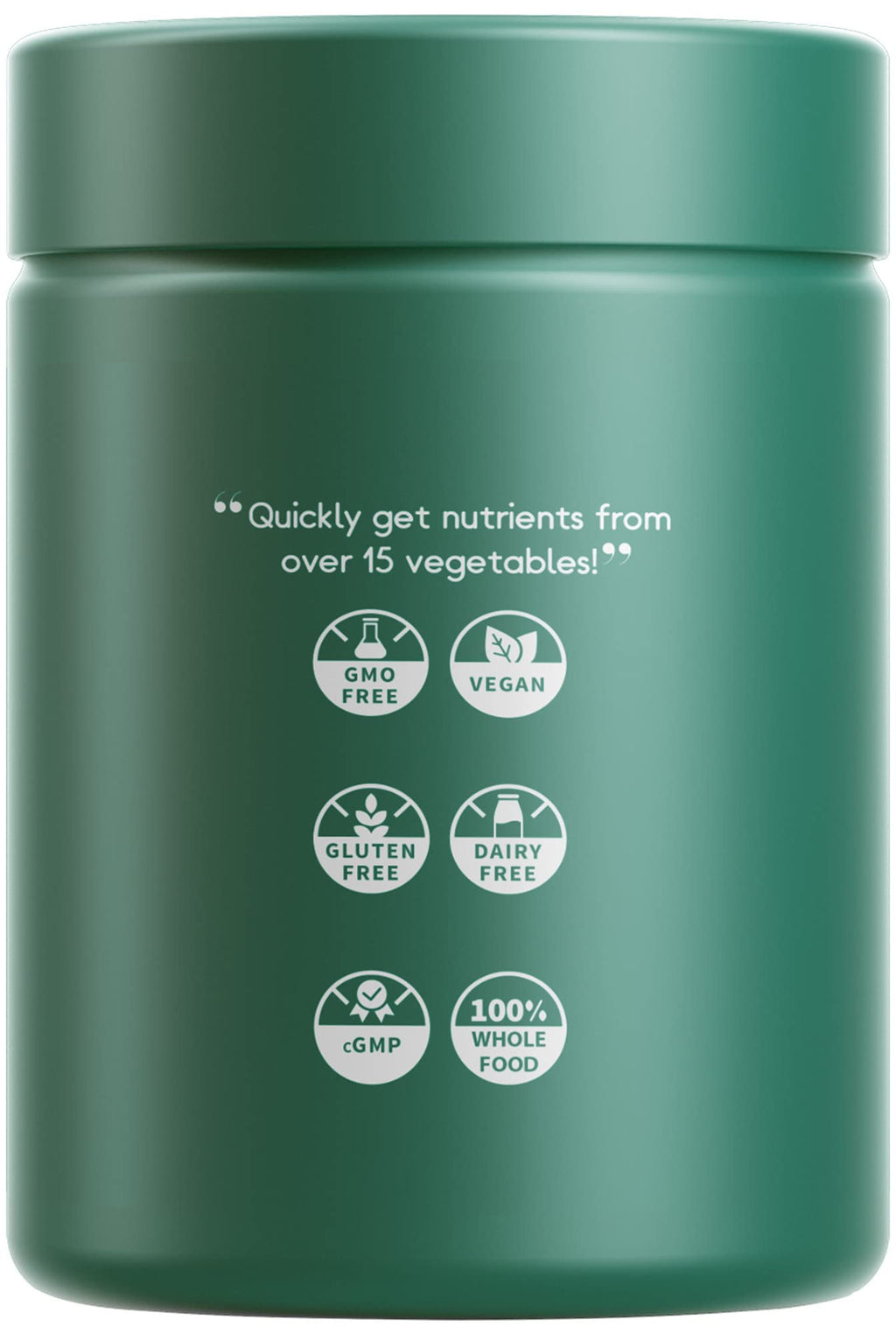 Codeage Instantfood Easy Veggies, Over 15 Vegetable Powders Equivalent All-in-One, Daily Vegan Blend, Whole Food Greens Vitamins Supplement Capsules, Phytonutrients Multivitamin, Non-GMO, 90 Capsules