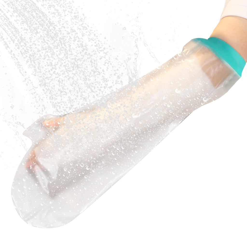 CIVJET Cast Covers for Shower Arm, Waterproof Cast Cover Arm for Swimming, Cast Shower Cover, Water Proof Cast Protector for Adult, Sleeve for Showering, Elbow, Hand (Diameter - 6.3")