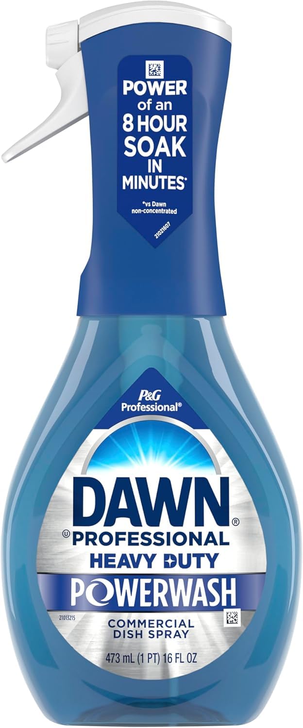 Dawn PRO Heavy Duty Powerwash Dish Spray for Commercial Use (16 oz, 6 pack)