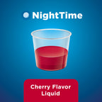 Amazon Basic Care Nighttime Cold & Flu Relief Syrup, Cherry, 8 fl oz (1-Pack)