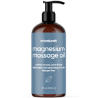 Magnesium Massage Oil for Sore Muscles, Feet, Joints and Leg Cramps, Helps with Sleeping and Post-Workout Recovery, for Sensitive Skin, 8 fl oz by M3