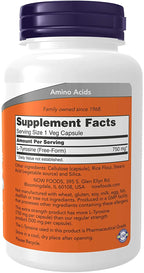 Now Foods: L-Tyrosine Neurotransmitter Support 750 mg, 90 Caps (2 pack)