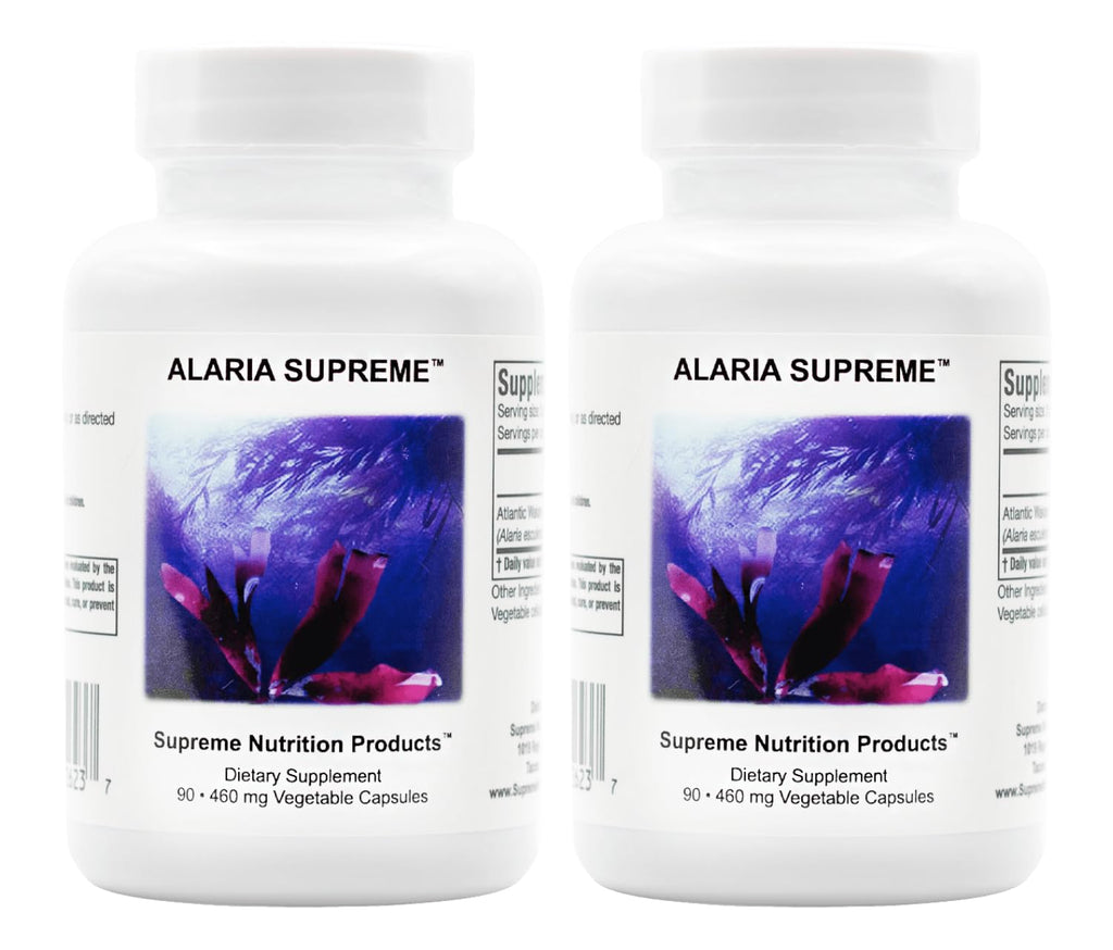Supreme Nutrition Alaria Supreme, 90 Pure Atlantic Wakame Vegetarian Capsules (Pack of 2)