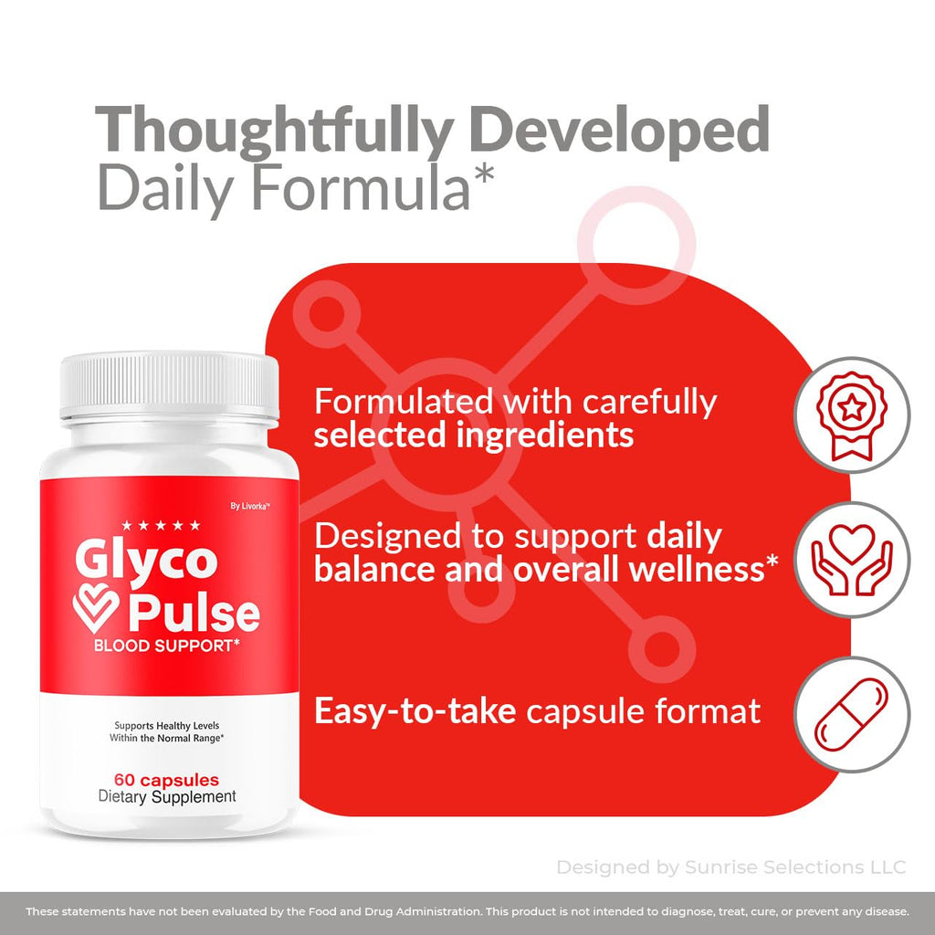 (5 Pack) Glyco Pulse Capsules - Official Glycopulse Pills Advanced Supplement Support - Maximum Strength, Natural Multivitamin Formula for Overall Health & Wellness Reviews, 300 Capsules for 5 Months