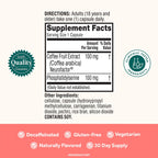 NEURIVA Original Brain Supplement for Memory, Focus & Concentration + Learning & Accuracy with Clinically Tested Nootropics Phosphatidylserine and Neurofactor, Caffeine Free, 30 Capsules (6 Pack)
