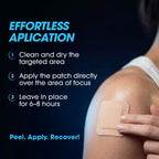 Peptide Recovery Patch - Transdermal Wellness Patch for Muscle & Joint Recovery - Wearable Fitness Recovery Support (20 Pack)
