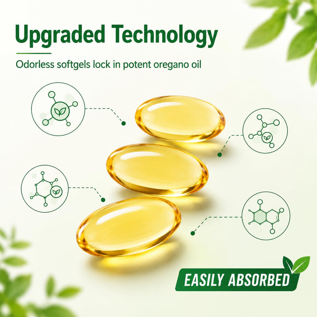 Cleantra Organic Oil of Oregano with Black Seed Oil 6000mg, 2-in-1 Oregano Oil Capsules,(1)