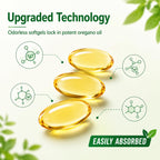 Cleantra Organic Oil of Oregano with Black Seed Oil 6000mg, 2-in-1 Oregano Oil Capsules,(1)
