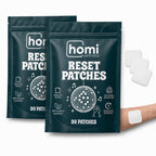 Homi Wellness Reset Patches | After Party Recovery Support | DHM 500mg Transdermal Patch | 12-Hour Time-Release | Magnesium + Botanical Blend | 60 Patches