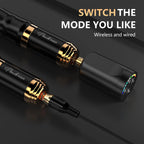 STIGMA Wireless Tattoo Gun Kit Complete with Pro Short Pen, 2 Batteries, 20 Tattoo Cartridge Needles, Color Set, Full Tattoo Accessories STP35TI4002-9