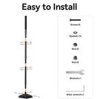 48" Handle Steel Tamper,8×8" Tamper Tool Landscaping