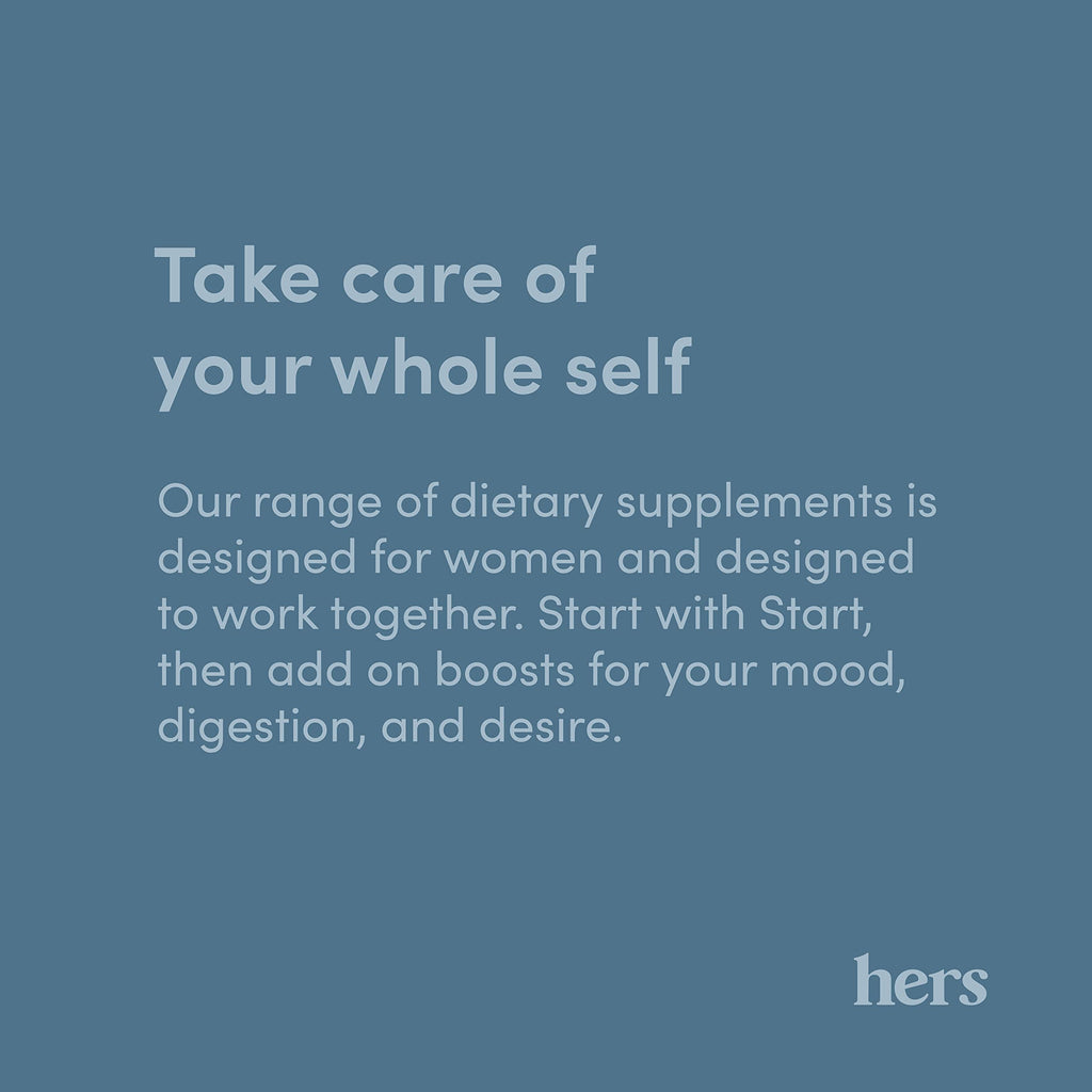 Hers Start Supplement - Women's Daily Multivitamin + Probiotic Supplement - Supports Healthy Gut, Immune System, Metabolism, Urinary Tract - Gluten Free, Non-GMO, Vegetarian - 30 Capsules