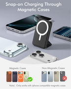 podoru for MagSafe Power Bank 10000 mAh, Foldable Magnetic Portable Charger
