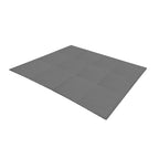 BalanceFrom Puzzle Exercise Mat 1/2' Thick, EVA Interlocking Foam Floor Tiles for Home Gym, Mat for Home Workout Equipment, Floor Padding for Kids, Gray, 24 in x 24 in x 1/2 in, 48 Sq Ft - 12 Tiles