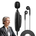 IceHeat Sound Amplifier for Seniors, Features Automatic Noise Reduction to Enhance Voices, Howling Suppression, Instant on-and-use Operation, and 7-Button Volume Adjustment